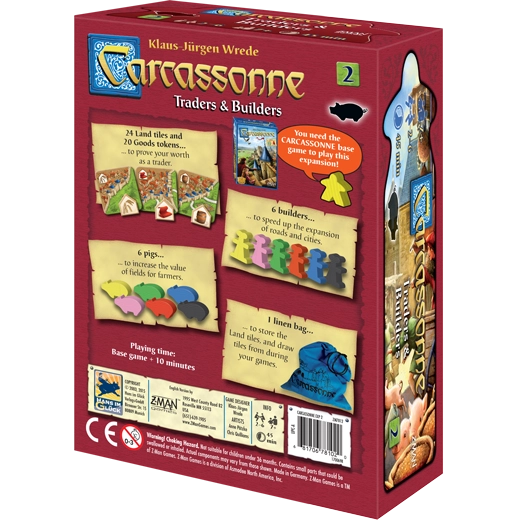Каркасон: Купці і зодчі (Каркассон: Купцы и зодчие / Carcassonne: Traders & Builders) (анг.)