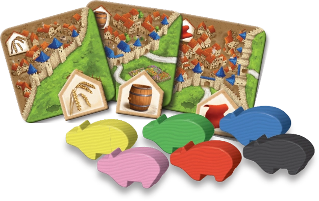 Каркасон: Купці і зодчі (Каркассон: Купцы и зодчие / Carcassonne: Traders & Builders) (анг.)
