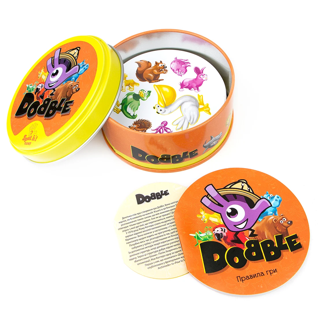 Доббль: Тваринний світ (Доббль: Животный Мир / Dobble Animals) (укр.)